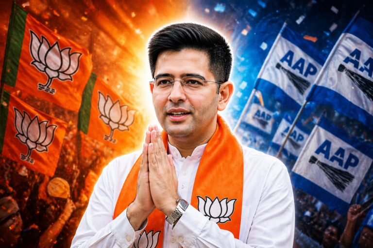 ಕೇಸರಿ ಶಾಲು ಹೊದಿಸಿಕೊಂಡ ರಾಘವ ಚಡ್ಡಾ | ಮಹಾರಾಷ್ಟ್ರ ಮಾದರಿಯ ಆಪರೇಷನ್ ಗೆ ಬಿಜೆಪಿ ಸನ್ನಾಹ
