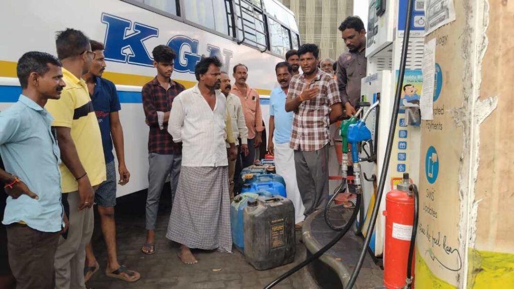 ಡೀಸೆಲ್&zwnj; ಕೊರತೆ