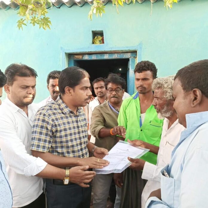 District Collector's visit