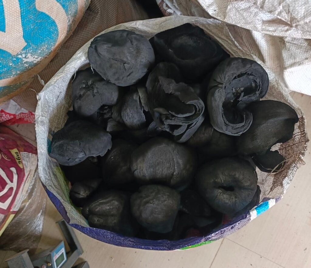 2. Burnt Coconut Shell