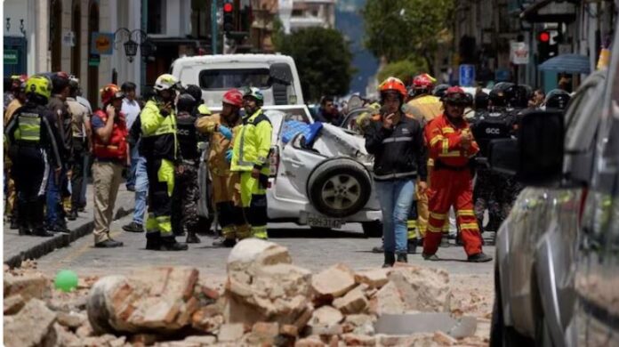 earthquake Ecuador