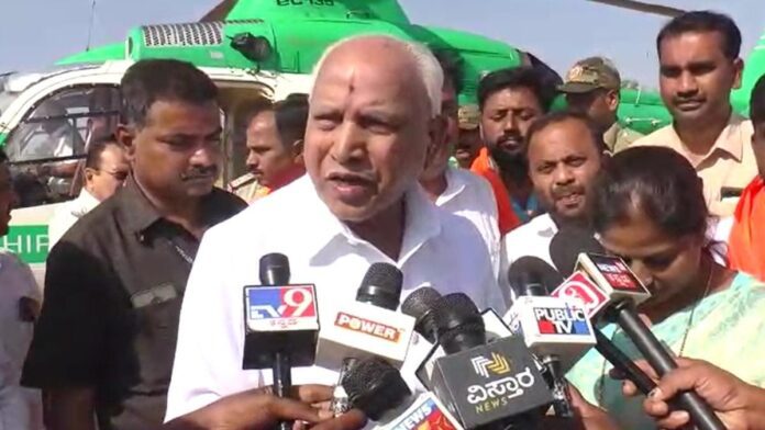 BSyediyurappa press meet at hiriyur