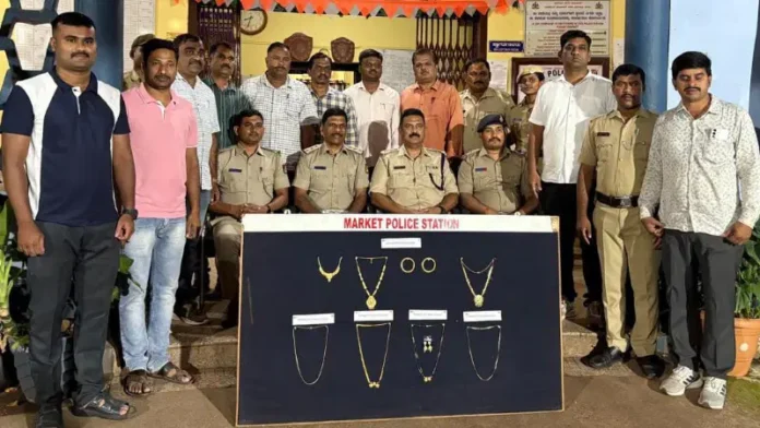 ಬೆಳಗಾವಿ | ಬಸ್ ನಿಲ್ದಾಣದಲ್ಲಿ ಸರಗಳ್ಳತನ ಮಾಡುತ್ತಿದ್ದ ಸರಕಳ್ಳಿಯರ ಗ್ಯಾಂಗ್ ಬಂಧನ
