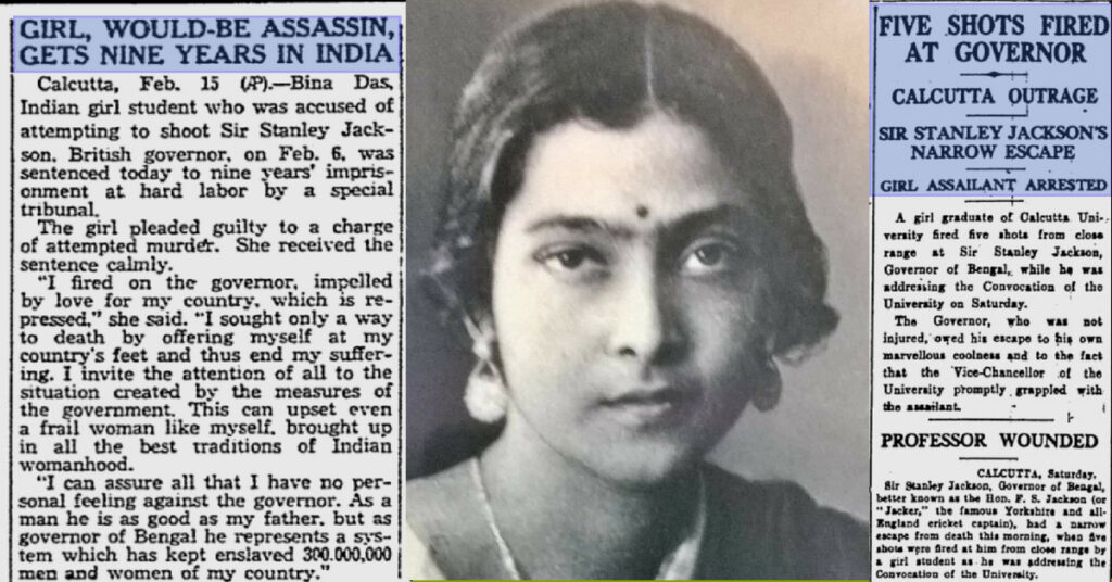 Bina Das At 21 This Feisty Bengali Woman Etched Her Mark on Indias Freedom Struggle