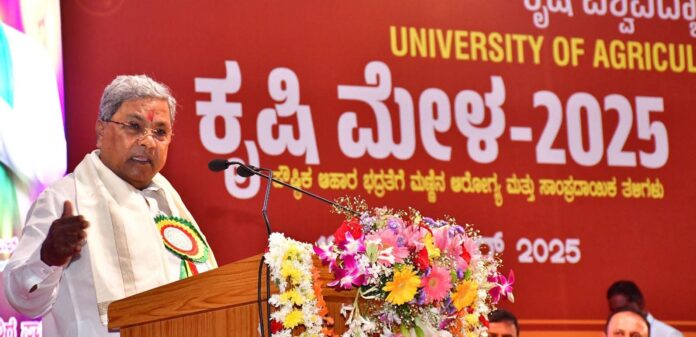 ಧಾರವಾಡ | ಕೃಷಿಕ್ರಾಂತಿ-ಹಸಿರು ಕ್ರಾಂತಿ ವೇಗದಲ್ಲಿ ಆಹಾರ ಉತ್ಪಾದನೆ ಆಗುತ್ತಿಲ್ಲ: ಸಿ.ಎಂ.ಸಿದ್ದರಾಮಯ್ಯ
