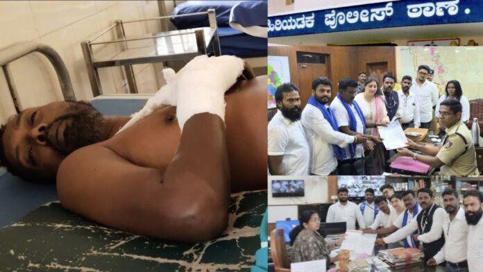 ಉಡುಪಿ | ತನ್ನದಲ್ಲದ ತಪ್ಪಿಗೆ ಹಲ್ಲೆಗೊಳಗಾದ ದಲಿತ ಯುವಕ, ‌ನ್ಯಾಯದ ಮೊರೆ ಹೋದ ಕುಟುಂಬ