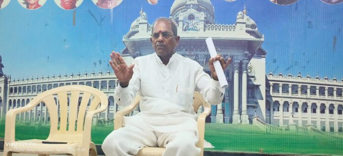 ಬಳ್ಳಾರಿ | ಪ್ರತ್ಯೇಕ ಉತ್ತರ ಕರ್ನಾಟಕ ರಾಜ್ಯಕ್ಕೆ; ಎನ್ ಗಂಗಿರೆಡ್ಡಿ ಒತ್ತಾಯ.