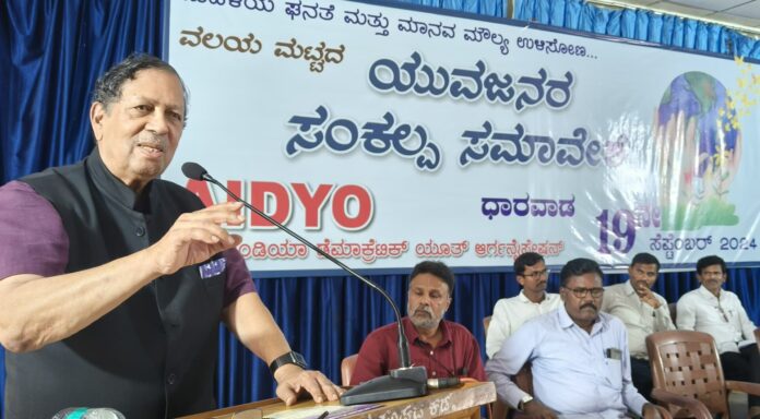 ಧಾರವಾಡ | ಮಾನವ ಮೌಲ್ಯಗಳ ಕುಸಿತವೇ ಅತ್ಯಾಚಾರ, ಕೊಲೆಗೆ ಕಾರಣ: ಜಸ್ಟೀಸ್ ಸಂತೋಷ್ ಹೆಗಡೆ