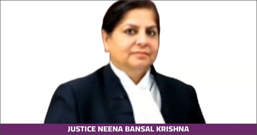 Justice Neena Bansal Krishna