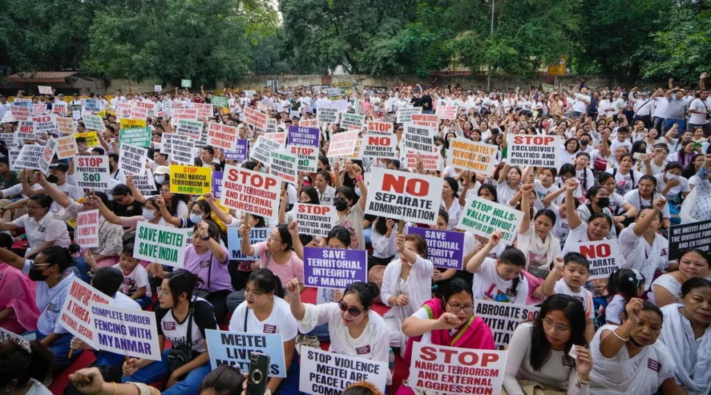 Manipur protest