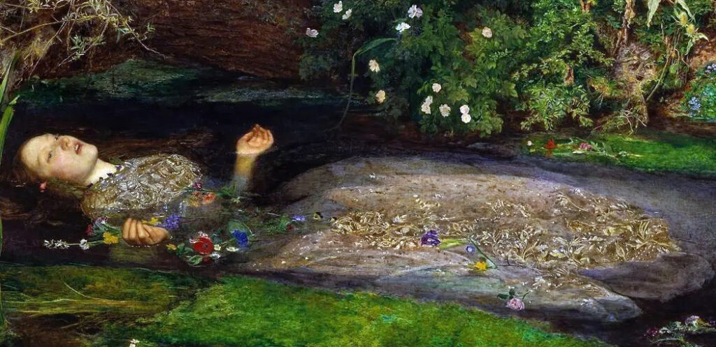 Ophelia 1851 52 Oil painting by Sir John Everett Millais