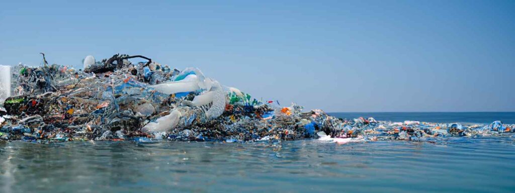 Plastic pollution Getty