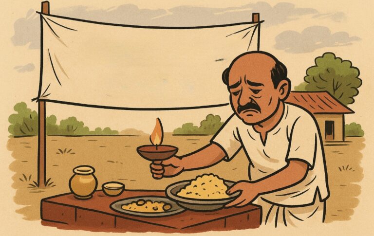 ಬೆಳಗಾವಿ | ಪ್ರೇಮಿಯ ಜೊತೆ ಹೋದ ಮಗಳು : ತಿಥಿ ಮಾಡಿ ಊರಿಗೆ ಊಟ ಹಾಕಿಸಿದ ತಂದೆ!