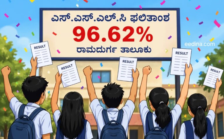 ಬೆಳಗಾವಿ | ರಾಮದುರ್ಗ ತಾಲೂಕಿನಲ್ಲಿ ಎಸ್&zwnj;ಎಸ್&zwnj;ಎಲ್&zwnj;ಸಿ ಭರ್ಜರಿ ಫಲಿತಾಂಶ: 96.62% ಸಾಧನೆ