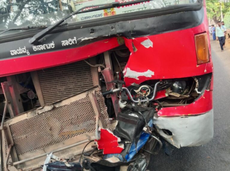 ಬೆಳಗಾವಿ | ಸಾರಿಗೆ ಬಸ್&zwnj; ಡಿಕ್ಕಿ ಬೈಕ್&zwnj; ಸವಾರ ಸ್ಥಳದಲ್ಲೇ ಸಾವು