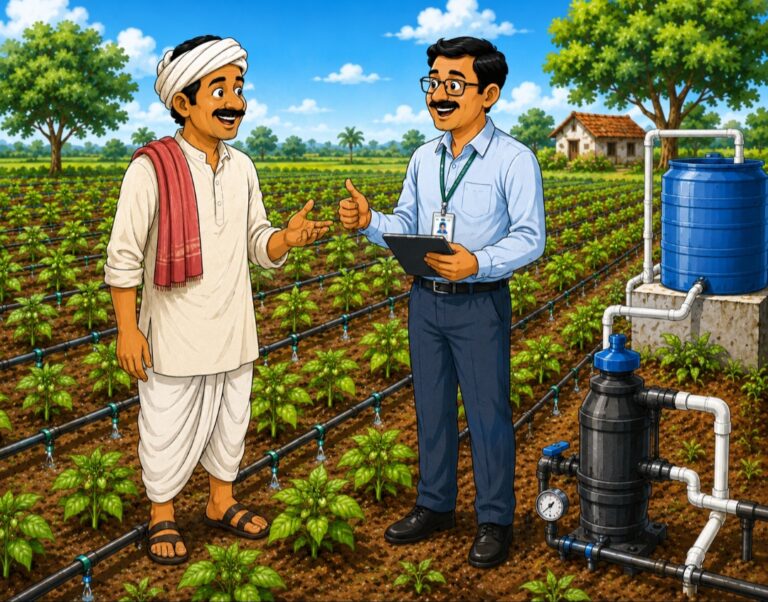 ಪ್ರತಿ ಹನಿಗೆ ಅಧಿಕ ಬೆಳೆ : ಹನಿ ಹಾಗೂ ತುಂತುರು ನೀರಾವರಿ ಘಟಕಗಳ ಅಳವಡಿಕೆಗೆ ಸರ್ಕಾರದಿಂದ ಸಹಾಯಧನ