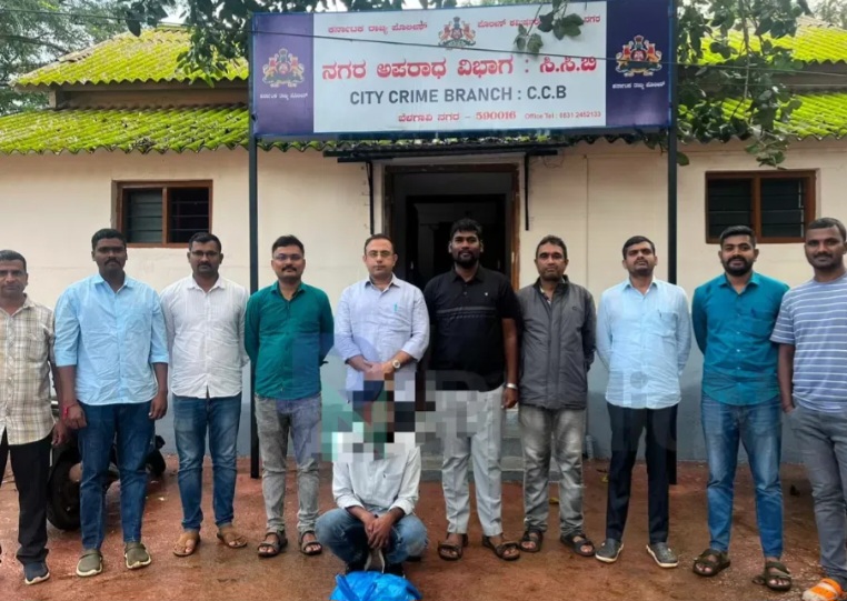 ಬೆಳಗಾವಿ | ಕೊಲೆ ಪ್ರಕರಣದ ಆರೋಪಿ ಗಾಂಜಾ ಮಾರಾಟ ವೇಳೆ ಸಿಸಿಬಿ ಬಲೆಗೆ