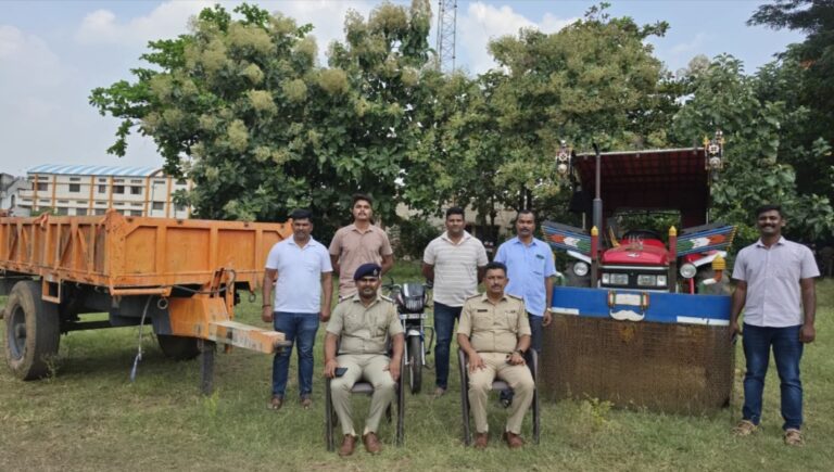 ಬೆಳಗಾವಿ | ಟ್ರ್ಯಾಕ್ಟರ್&zwnj; ಕಳ್ಳತನ ಪ್ರಕರಣದಲ್ಲಿ ಮೂವರು ಬಂಧನ