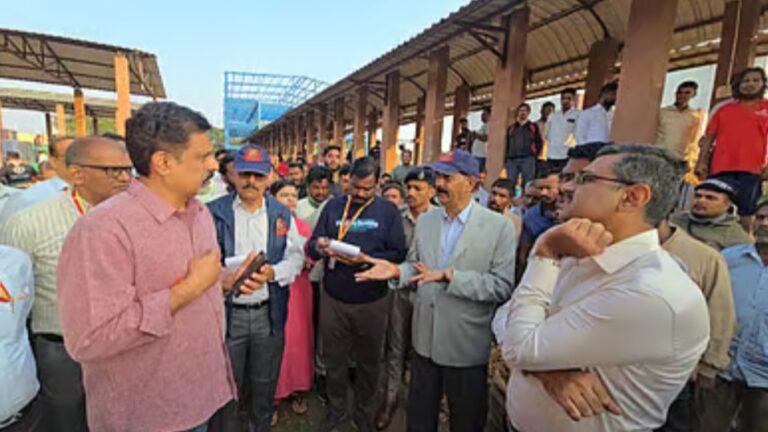 ಬೆಳಗಾವಿ | ಎಪಿಎಂಸಿ ಅವ್ಯವಸ್ಥೆ ಕಂಡು ಅಧಿಕಾರಿಗಳಿಗೆ ಉಪ ಲೋಕಾಯುಕ್ತರ ತರಾಟೆ: ವ್ಯಾಪಾರದಲ್ಲಿ ಪಾರದರ್ಶಕತೆಯಿಲ್ಲ