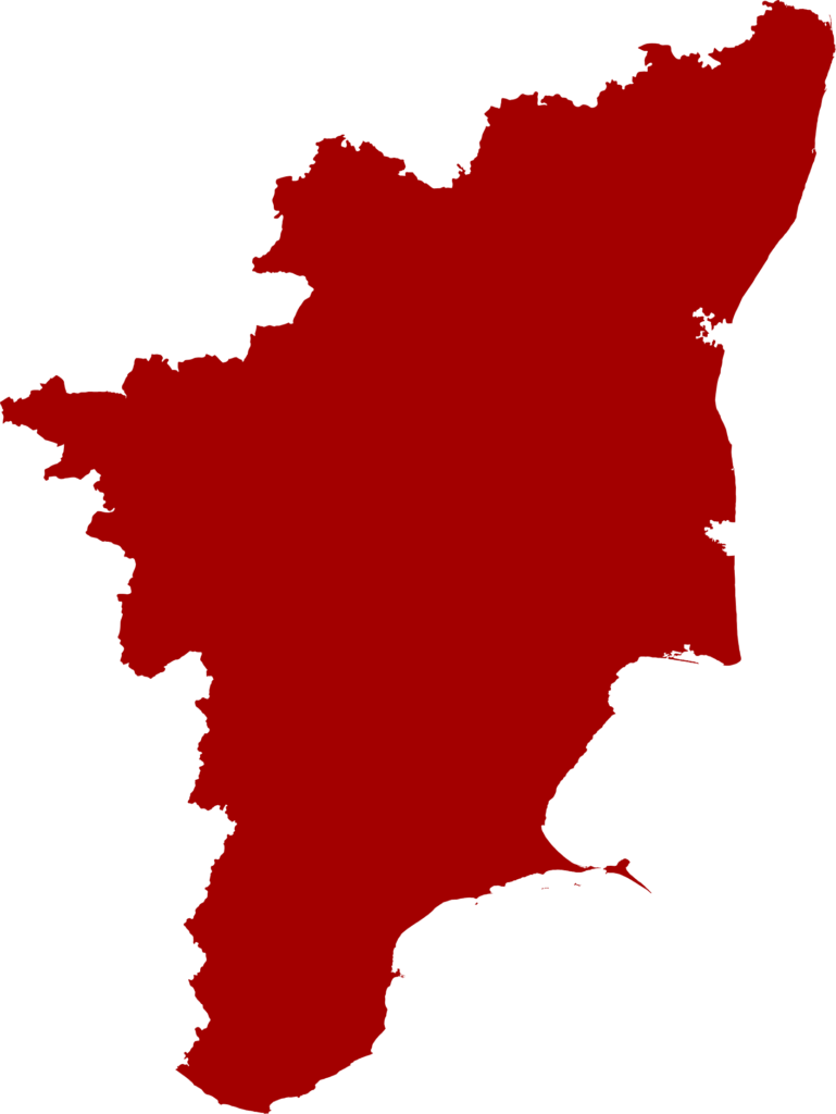 Tamil Nadu map for WLM IN