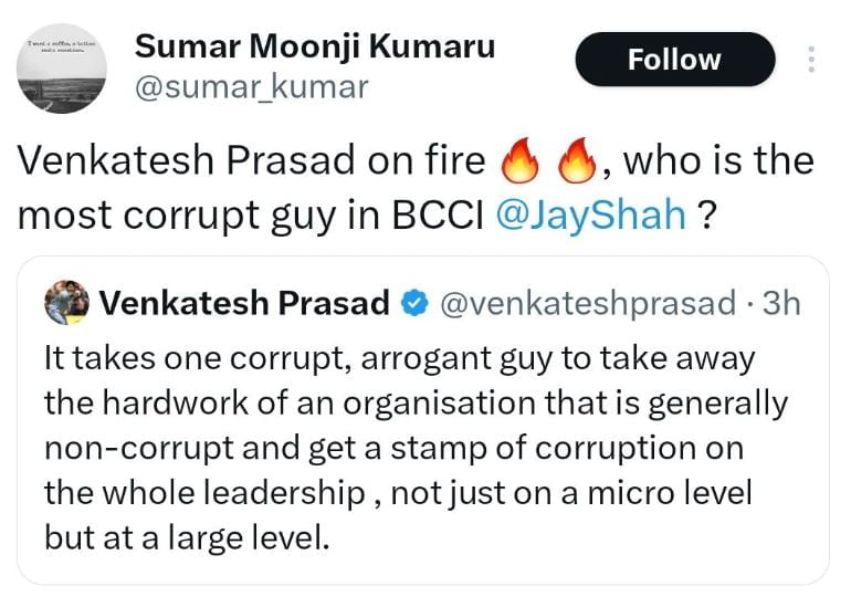 Venkatesh prasad tweet 1