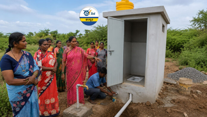 ಶೌಚಾಲಯಕ್ಕೆ ನೀರಿನ ಸಂಪರ್ಕ