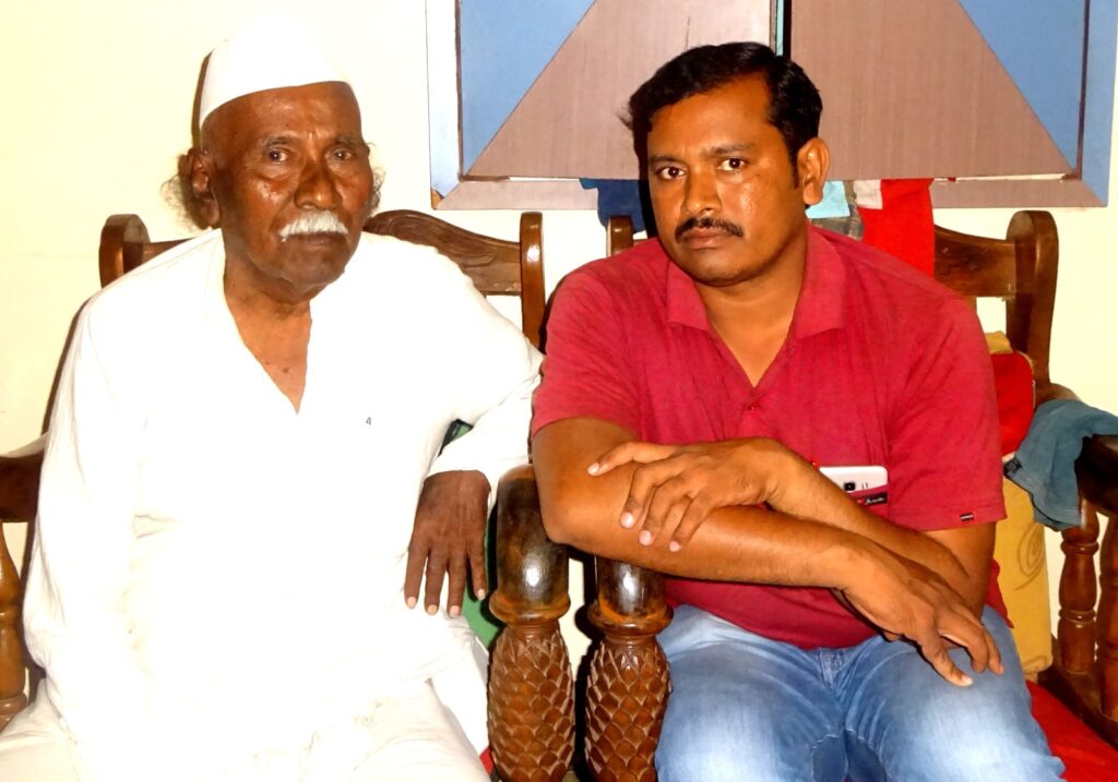 ಭೀಮಶಿ ಅವರ ಜೊತೆ ಅರುಣ್ ಜೋಳದಕೂಡ್ಲಿಗಿ