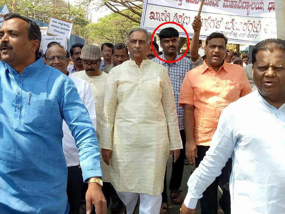 ಸಭಾಪತಿ ಹೊರಟ್ಟಿ ಅವರ ಆಪ್ತ ಸಹಾಯಕರಾದ ಅರವಿಂದ ಅಜ್ಜನಗೌಡ ಪಾಟೀಲ್
