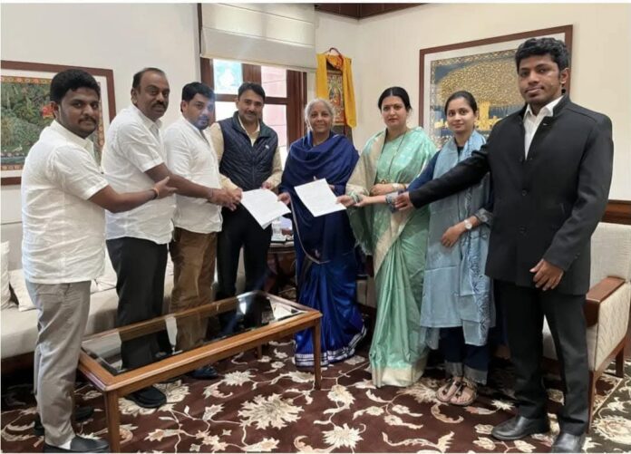 ಬಜೆಟ್‌, ಕರ್ನಾಟಕ, ನಿರ್ಮಲಾ ಸೀತಾರಾಮನ್, ಕಾಂಗ್ರೆಸ್‌ ಸಂಸದರು, Budget, Karnataka, Nirmala Sitharaman, Congress MPs,