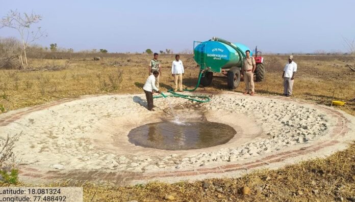 ವನ್ಯಜೀವಿಗಳ ದಾಹ ತಣಿಸಲು ಮುಂದಾದ ಅರಣ್ಯ ಇಲಾಖೆ