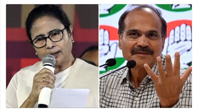 ಮಮತಾ ಬ್ಯಾನರ್ಜಿ ಅಧೀರ್ ರಂಜನ್ ಚೌಧರಿ