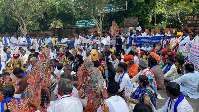 ಒಳಮೀಸಲಾತಿ, ಅಲೆಮಾರಿ ಸಮುದಾಯ, 1% ಮೀಸಲಾತಿ, ದೆಹಲಿ, ದೆಹಲಿ ಚಲೋ, ಕಾಂಗ್ರೆಸ್, Internal reservation, nomadic community, 1% reservation, Delhi, Delhi Chalo, Congress,