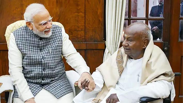 ಮೋದಿ-ದೇವೇಗೌಡ