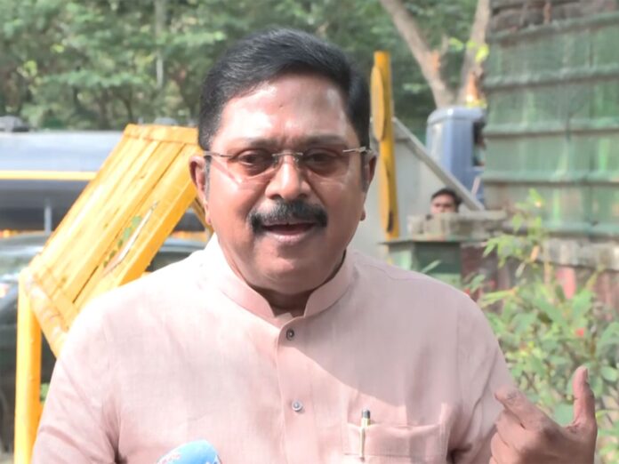 ತಮಿಳುನಾಡು ಚುನಾವಣೆ | ಎನ್ಡಿಎ ಮೈತ್ರಿಕೂಟ ಅಧಿಕಾರಕ್ಕೇರುವುದು ನಿಶ್ಚಿತ : ಟಿಟಿವಿ ದಿನಕರನ್ ವಿಶ್ವಾಸ