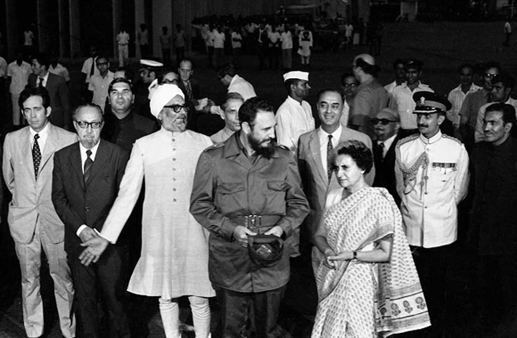 fidel en la india