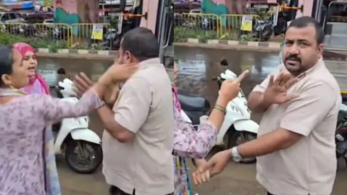 ಅಶ್ಲೀಲ ವಿಡಿಯೋ, ಕಾಮುಕ, ಬಸ್‌ ಚಾಲಕ, ಕಪಾಳಕ್ಕೆ ಏಟು, ಮಹಿಳೆ, Pornographic video, erotic, bus driver, slap, woman,