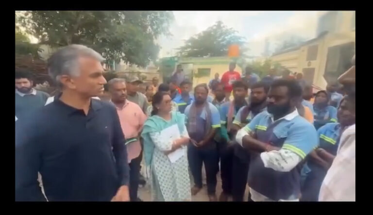 ಪೌರಕಾರ್ಮಿಕ,ಕೃಷ್ಣ ಬೈರೇಗೌಡ, ಬೆಂಗಳೂರು, ಸಾಮಾಜಿಕ ಜಾಲತಾಣ,Civil Worker, Krishna Byregowda, Bangalore, Social Networking,