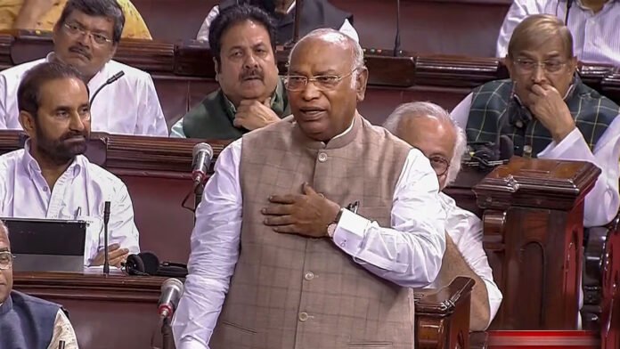 ರಾಜ್ಯಸಭೆ, ಸಭಾತ್ಯಾಗ, ಖರ್ಗೆ