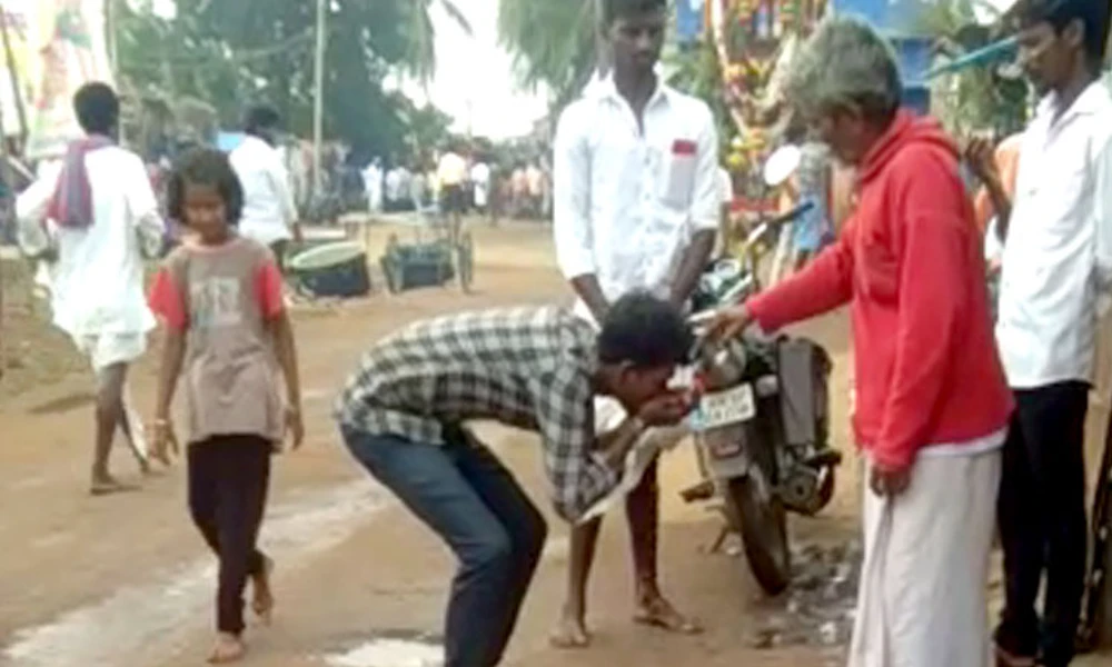 koppal auntouchability