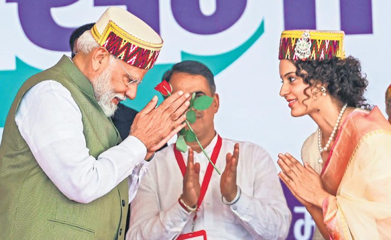 modi campaign at Mandi