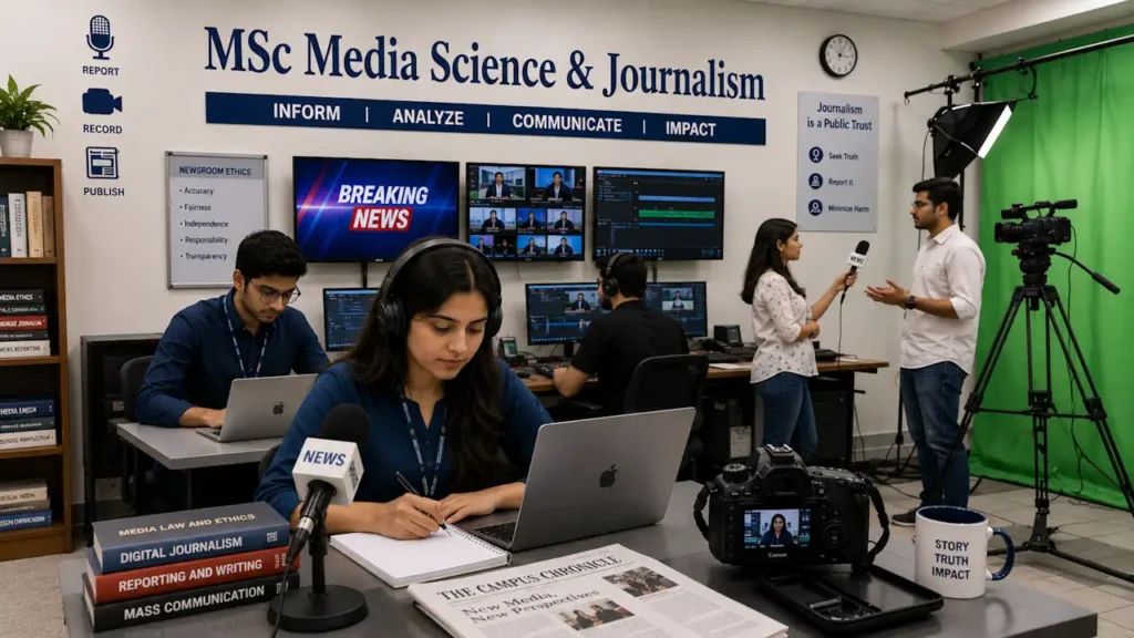 msc media journalism landscape