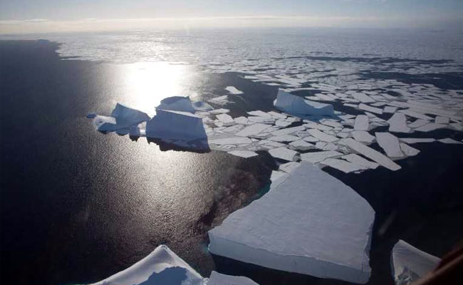 sea ice on antarctic