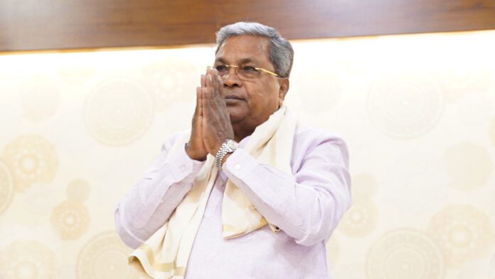 ಕಾಂಗ್ರೆಸ್ ಮುಖ್ಯಮಂತ್ರಿ ಸಿದ್ದರಾಮಯ್ಯ