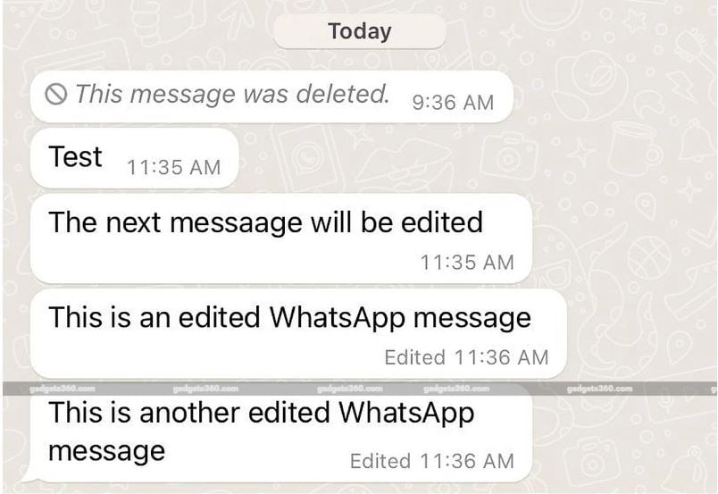 whatsapp edit