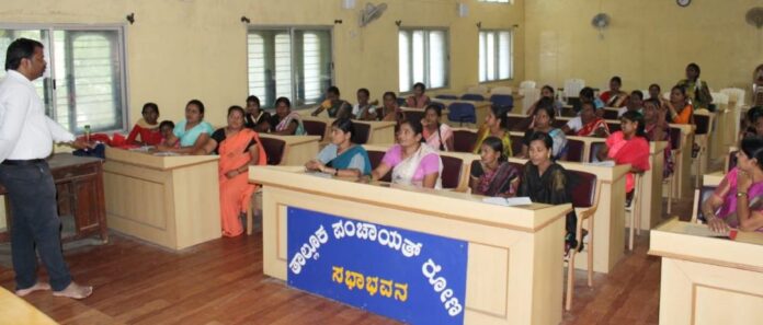 ಅಂಗನವಾಡಿ ಸಿಬ್ಬಂದಿಗೆ ತರಬೇತಿ