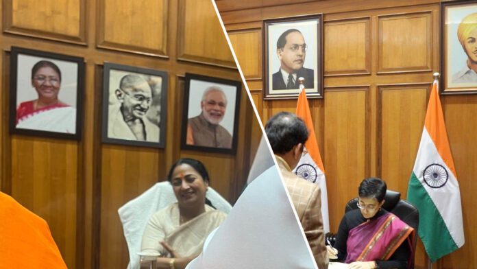 ದೆಹಲಿ ಸಿಎಂ ಕಚೇರಿ, ಅಂಬೇಡ್ಕರ್, ಭಗತ್ ಸಿಂಗ್, ದೆಹಲಿ ಚುನಾವಣೆ, ಬಿಜೆಪಿ, ಎಎಪಿ,Delhi CM Office, Ambedkar, Bhagat Singh, Delhi Elections, BJP, AAP,