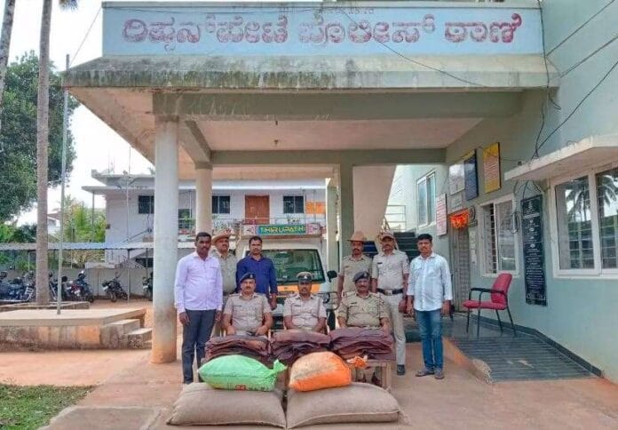 ಅಡಕೆ ಕಳ್ಳತನ ಆರೋಪಿಗಳ ಬಂಧನ