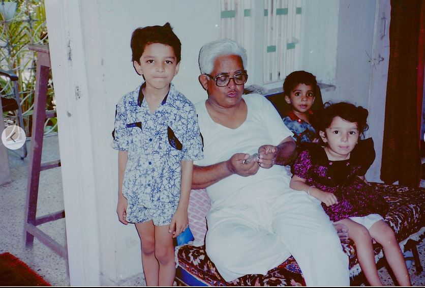 ಇಶಾನ್‌ ಜಾಫ್ರಿ ಮೊಮ್ಮಕ್ಕಳ ಜೊತೆ