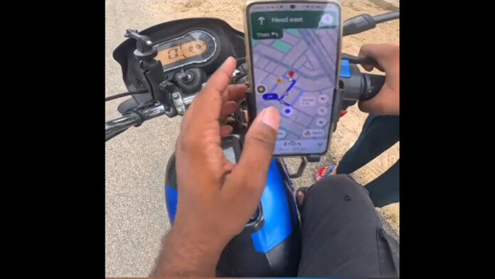 180 ಮೀಟರ್,​​ ಪ್ರಯಾಣ, ಓಲಾ ಬೈಕ್, ಓಲಾ, ವಿಡಿಯೋ ವೈರಲ್,180 meters, travel, Ola bike, Ola, video viral,