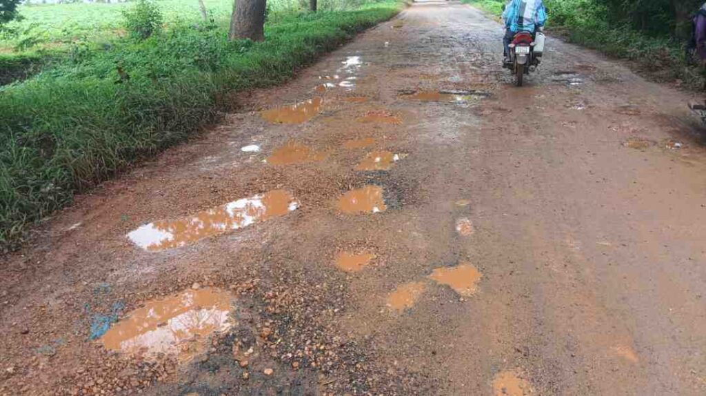 ಕರ್ಜಗಿ ರಸ್ತೆ ಗುಂಡಿ 2
